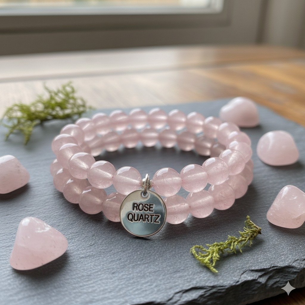 Rose Quartz Crystal Bracelet